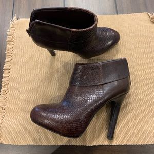 Jessica Simpson leather booties